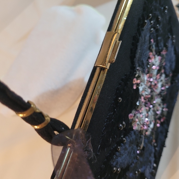 Caron of Houston Beaded Design Handbag 1950-1060s - Picture 7 of 16